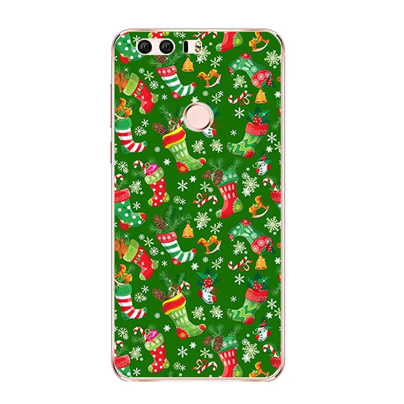 DIY For Huawei Honor 8 Phone Case P9 P10 Lite / G9 Shell 5.2 inch 7 7i Coque TPU Christmas Gifts Printing |