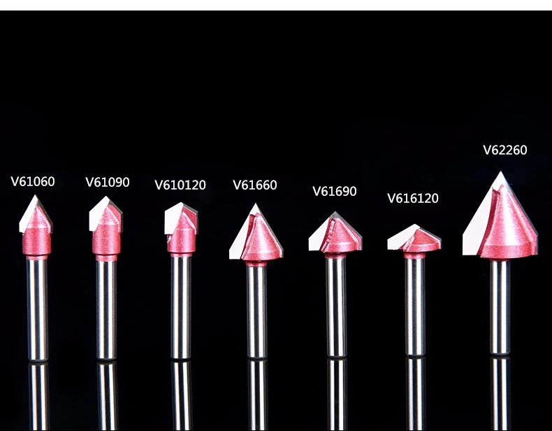 Фреза для гравировки с чпу 6 мм 60 90 120 150 градусов фреза деревообработки