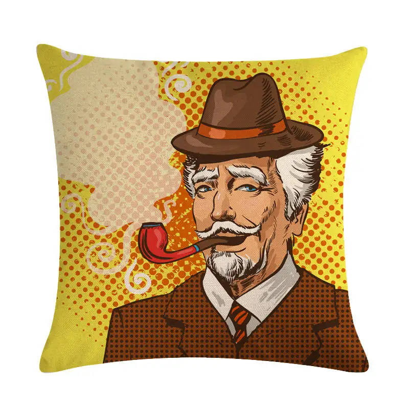 Новинка наволочка для подушки домашний и автомобильный декор людей декоративный