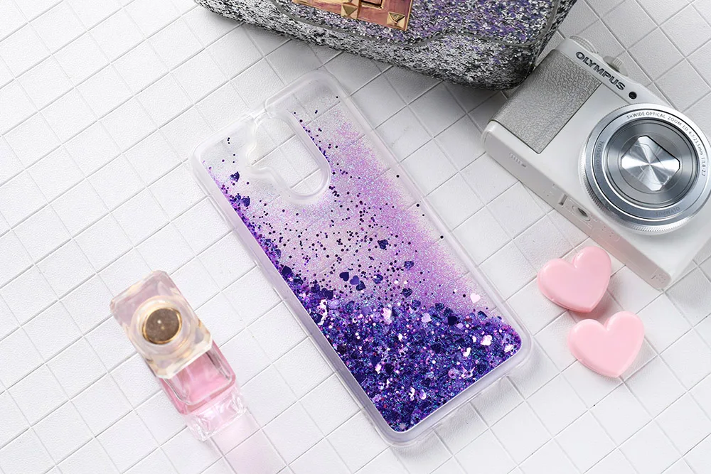 Чехол с динамической жидкостью для huawei P smart mate 20 Lite 10 9 Pro Plus чехол с блестящим бампером Nova 3 3i 2s 2i P9 lite mini X