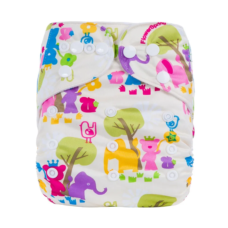 R10 Ananbaby новая машина печатает экологически чистые Карманные детские тканевые подгузники с 1 шт. микрофибры вставки - Цвет: R10