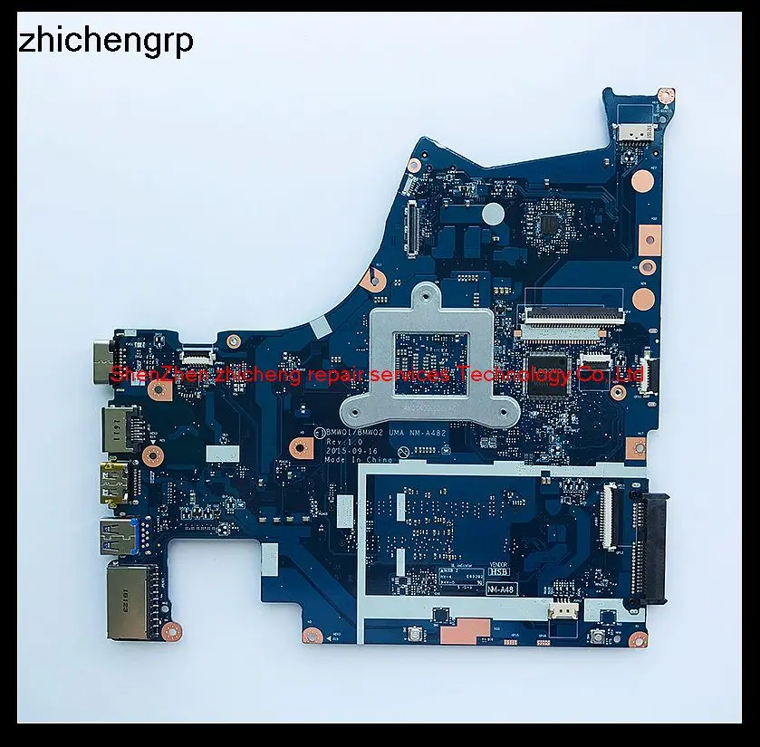Zhichengrp для IdeaPad 300-15isk bmwq1/bmwq2 UMA nm-a482 5b20k38219 с i5-6200U Процессор DDR3L интегрированной платы