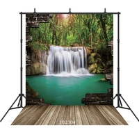 fall lake floor scenic photographic background for wedding children baby shower cloth printed backdrop photocall photo studio