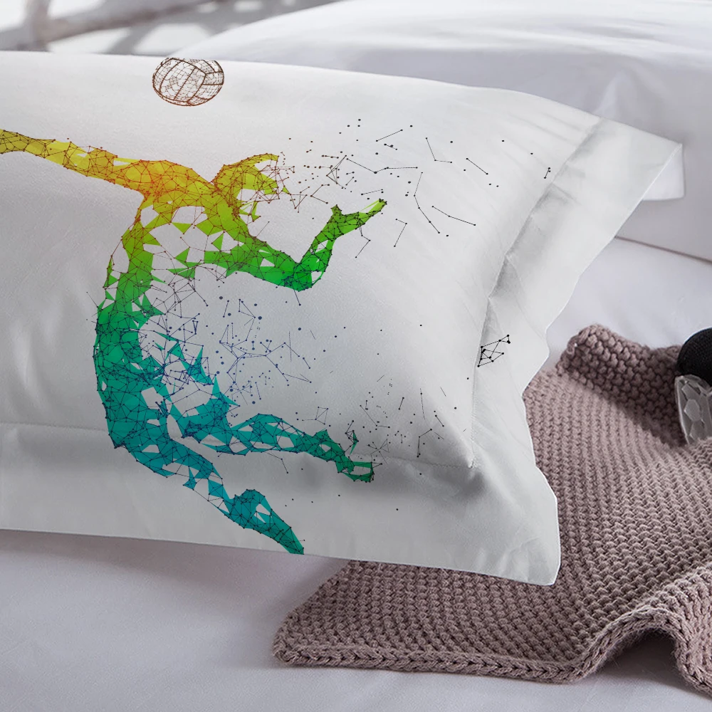 volleyball Sports Duvet/Quilt cover pillowcase Single Queen King bedding set Bedlinen new 3pcs