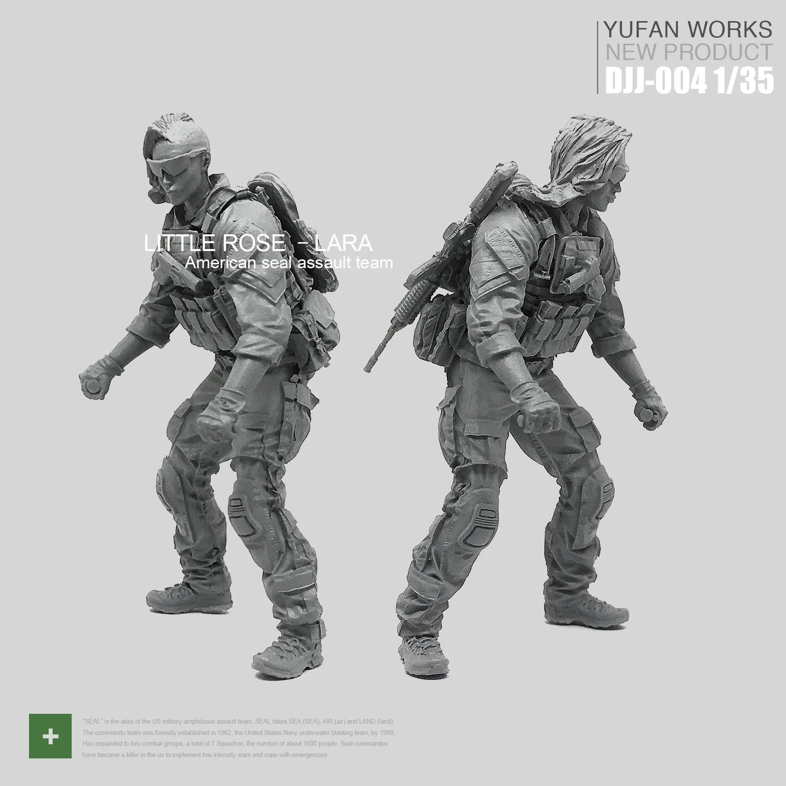 Модель Yufan модель 1/35 года полимерная фигурка водителя маленькой розы Laura серия