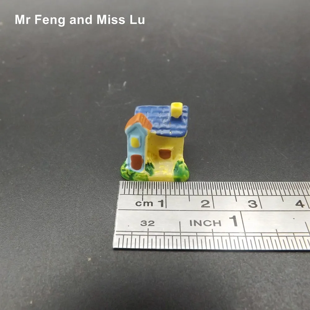 Винтажная вилла Миниатюрный Мини Ремесло микро DIY аксессуары модель игрушки