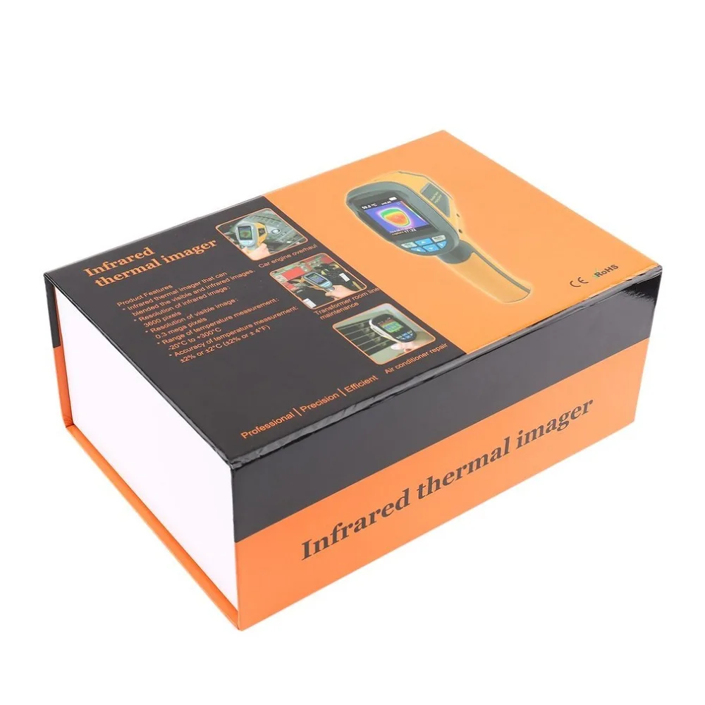 HT 02/HT 02D тепловизионная камера Инфракрасный термометр Imager портативный цифровой LCD