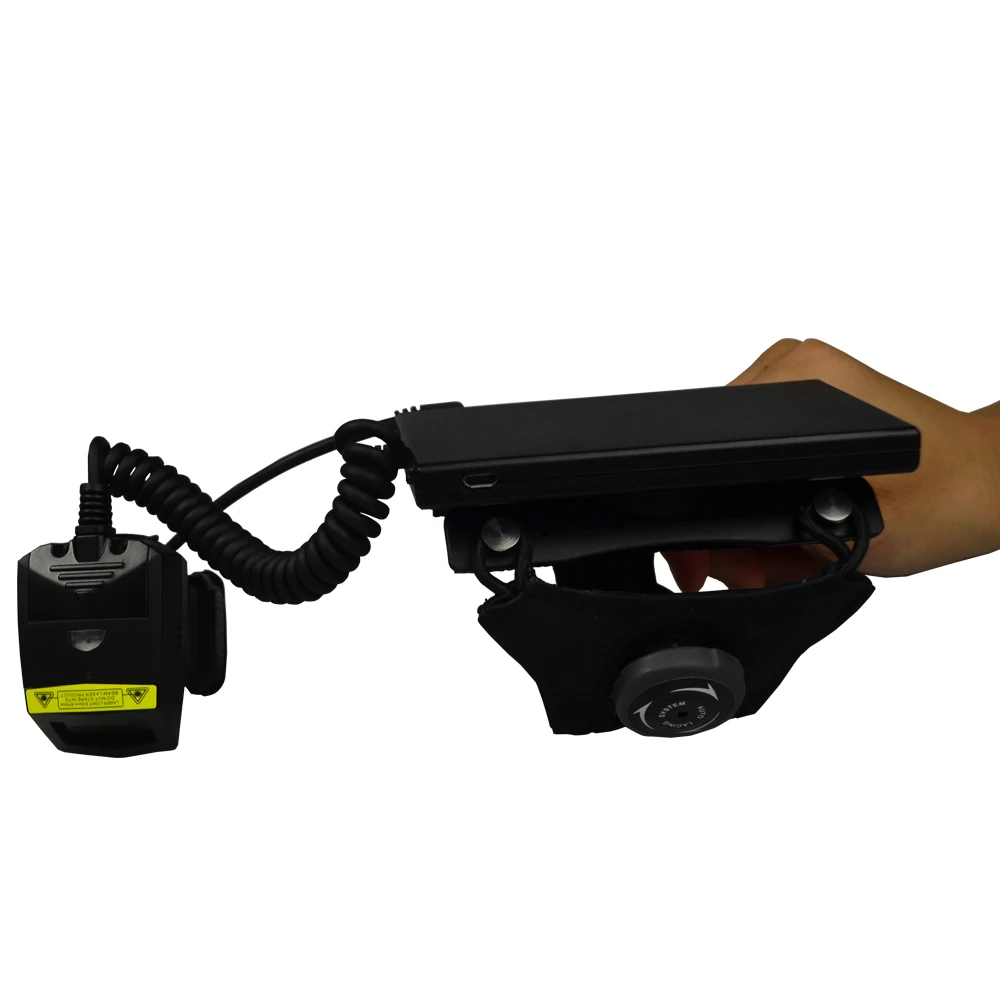 2D проводной сканер штрих кода Пальчиковый лазер и носимый терминал для передачи