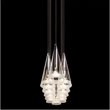 AC100-240V D16 X 22 см Прозрачные Сандалии со стеклянным колпаком Конус Коническая лампа