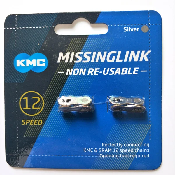 12 S silver KMC велосипедных цепей 6/7/8/9/10/11/12 Скорость Магия Пряжка инструмент для демонтажа цепи велосипеда(отсутствует звено цепи для KMC цвета: золотистый, серебристый Цвет - Цвет: 12 S silver