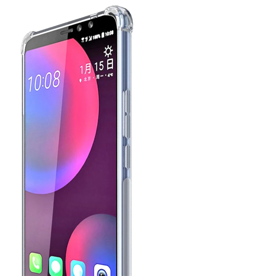 For HTC U11 U Play Eyes Life Plus One A9s X10 M10 Desire 10 12 Pro Evo Case Air Cushion Soft Slim Clear Crystal Cover Capa |
