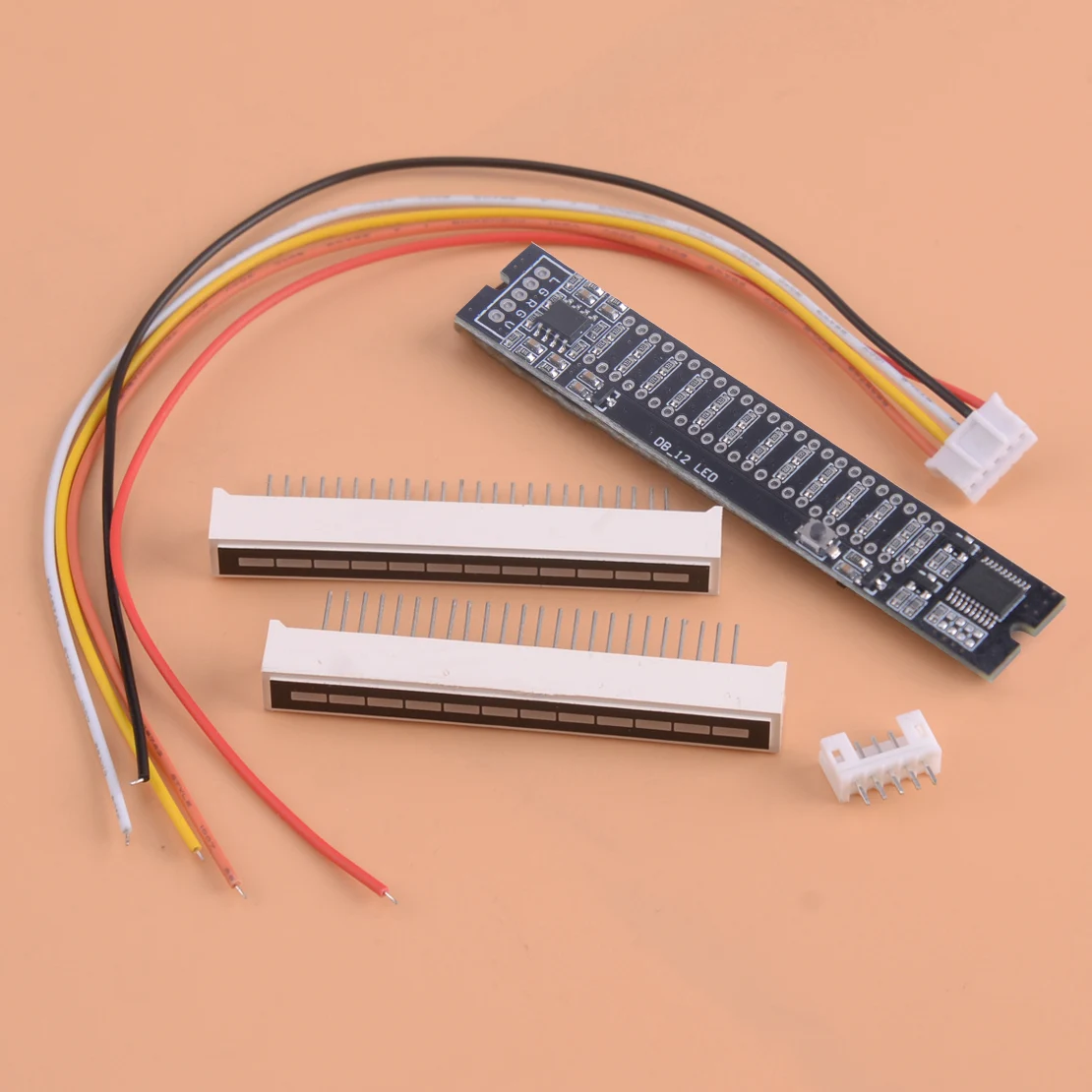 Регулируемый двойной 12 стерео усилитель СКОРОСТИ индикатор уровня платы DIY Kit