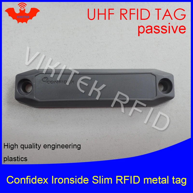 UHF rfid-метка, анти-металлическая идентификация ironside slim 915 МГц 868 МГц Impinj Monza4QT EPCC1G2 6C прочный ABS смарт-карта пассивные RFID-бирки