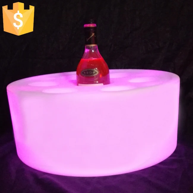 LED меняющее цвет ведро для льда шампанское вино Напитки держатель ретро вечерние