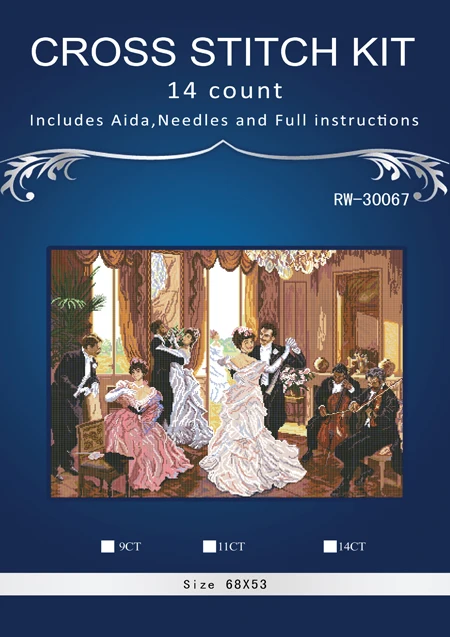 

Набор для вышивки крестом DMC JW-30030, украшения для праздника старого света