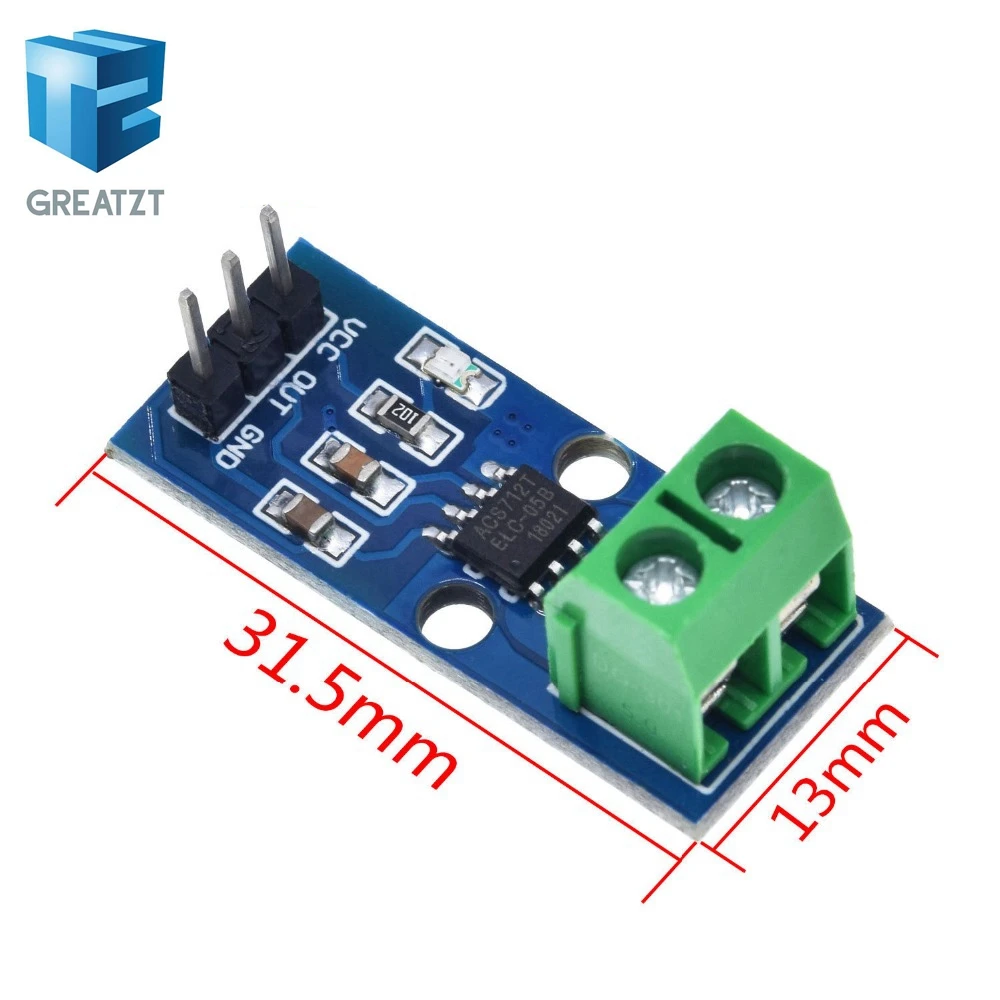 GREATZT горячая Распродажа ACS712 5A 20A 30A модуль датчика тока зала для Arduino 30A|acs712|modulemodule