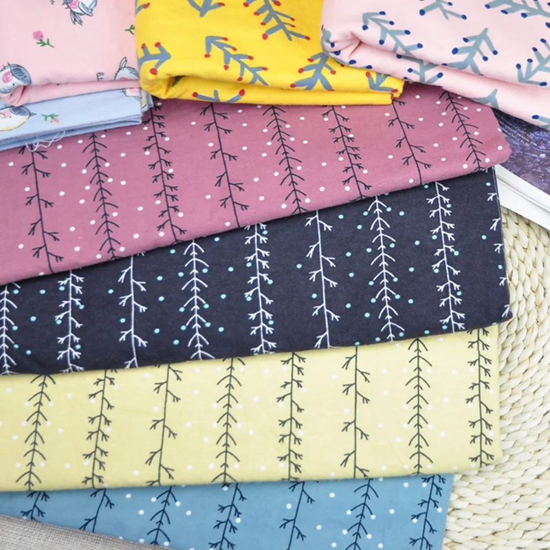 50*145 см мультфильм простой хлопок фланель шлифовальные ткань для DIY Одежда