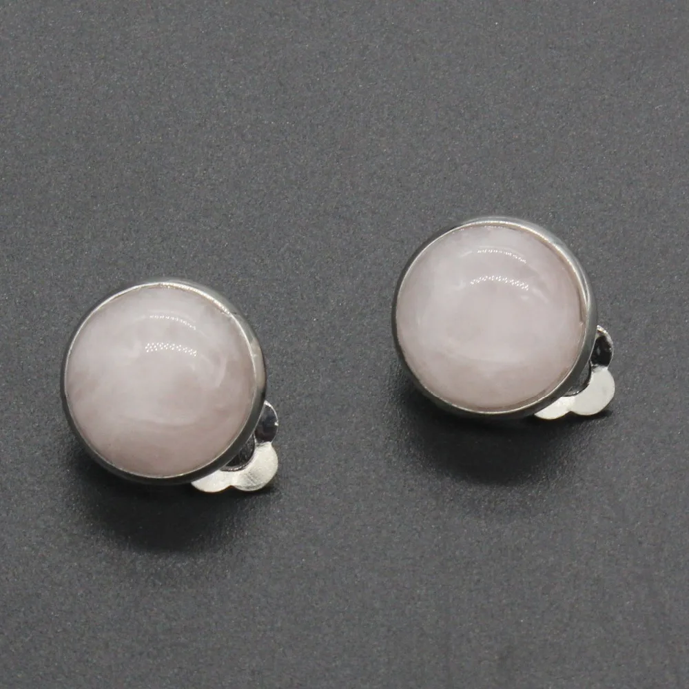 Модные серьги-полукруглые с бусинами и серебряным покрытием | Украшения