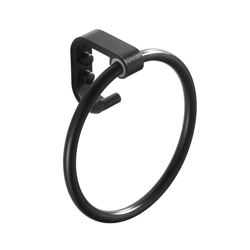 LEDEME матовый черный классический держатель для полотенец ванной комнаты стойка