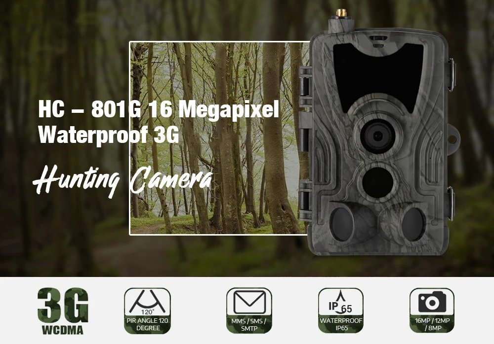 HC-801G 3g многократная охотничья камера 16 МП 1080P Full HD видео Трейл камера мегапиксельная Водонепроницаемая 940nm инфракрасная камера со светодиодами s