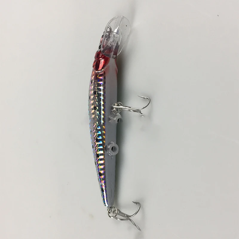 USB Rechargeable LED Twitching Fish Lure Electric Bait Life-like Vibrate Fishing Triple Reble Hook Electronic Baits | Спорт и