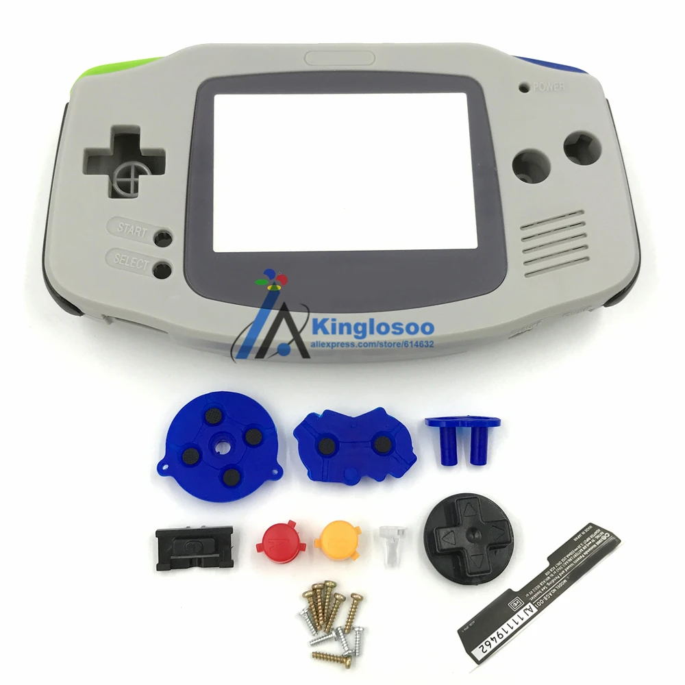 Полный комплект Корпус чехол для игры мальчик Advance Игровая приставка GBA