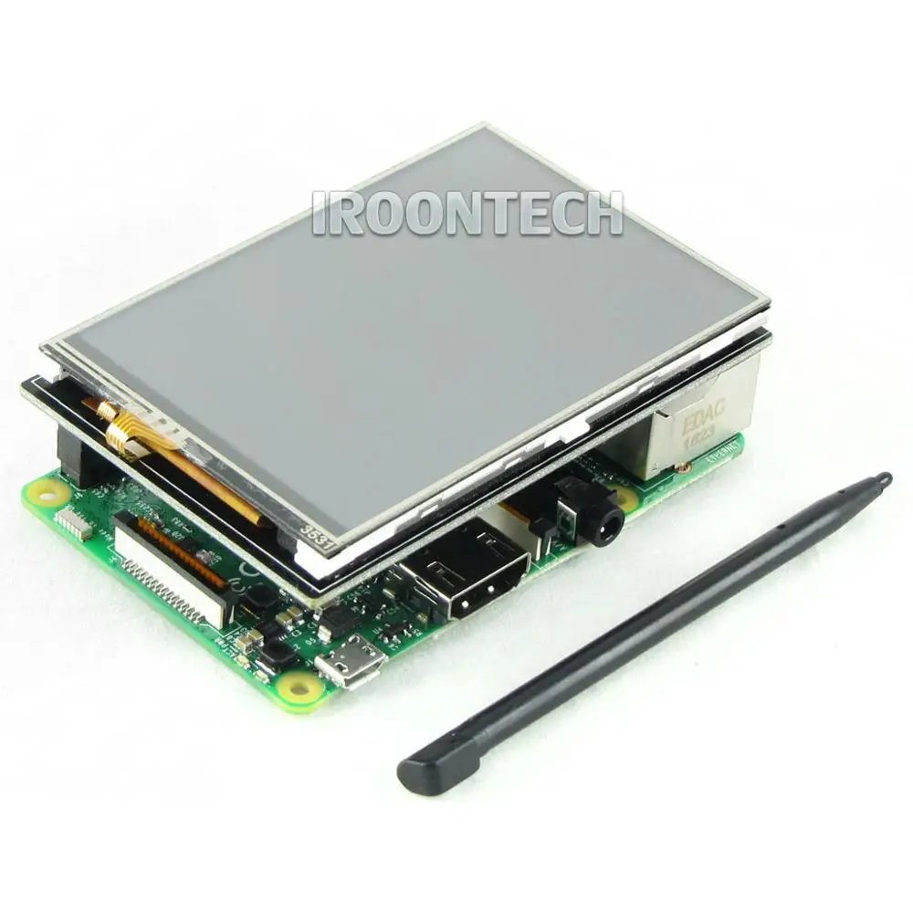 Raspberry PI 3 Модель B 5 &quotдюймовый TFT ЖК дисплей с сенсорным экраном по интерфейсу SPI.