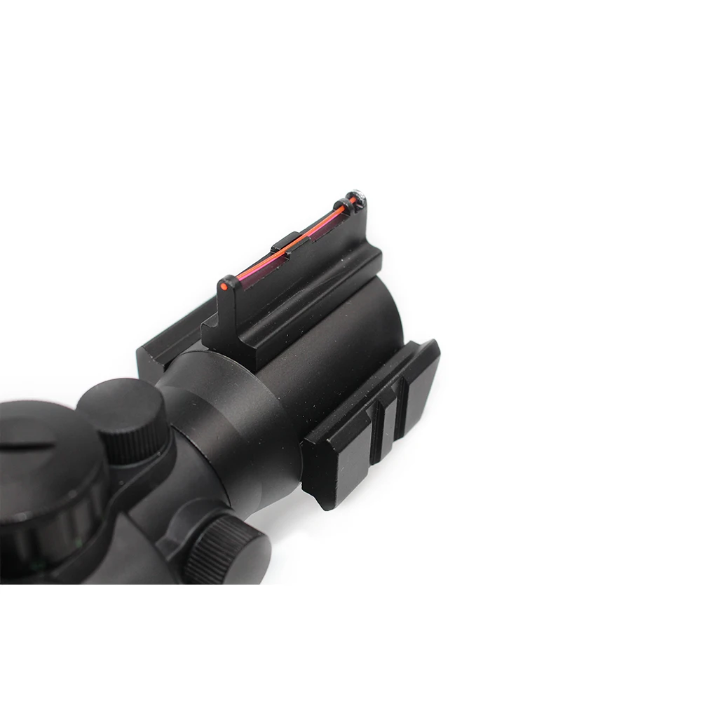 4x32 ACOG оптический прицел Tactica рефлекторное освещение волокно Охота Призма прицел механический прицел винтовка страйкбол Коллиматорный прицел