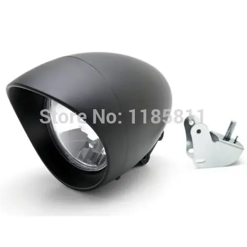 

Motorcycle Headlight Black W/ Bracket Chrome LOW & HIGH BEAM For Honda Shadow Aero Phantom VLX 750 1100 VT Cruiser Chopper