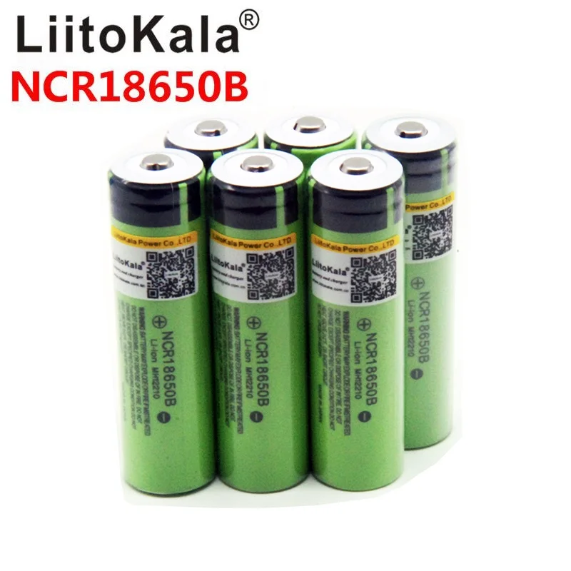 Литий-ионный аккумулятор liitokala 8 шт. 18650 3400 мАч новый оригинальный NCR18650B 3200 для