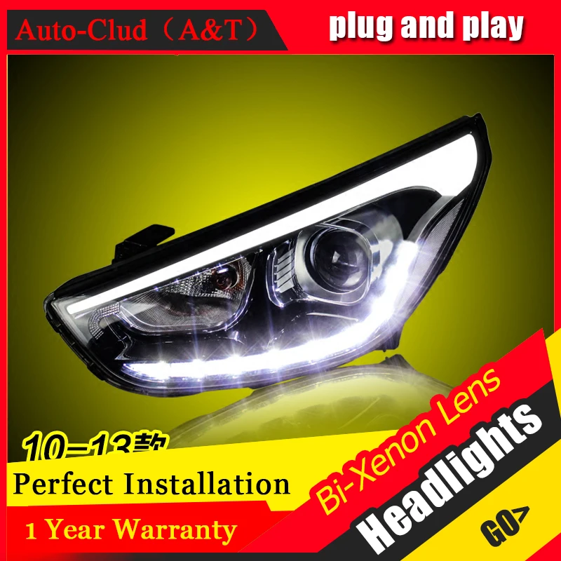 Автомобильный Стайлинг для Hyundai IX35 фар в сборе 2010-2013 bi xenon объектив h7 с hid kit 2 шт |