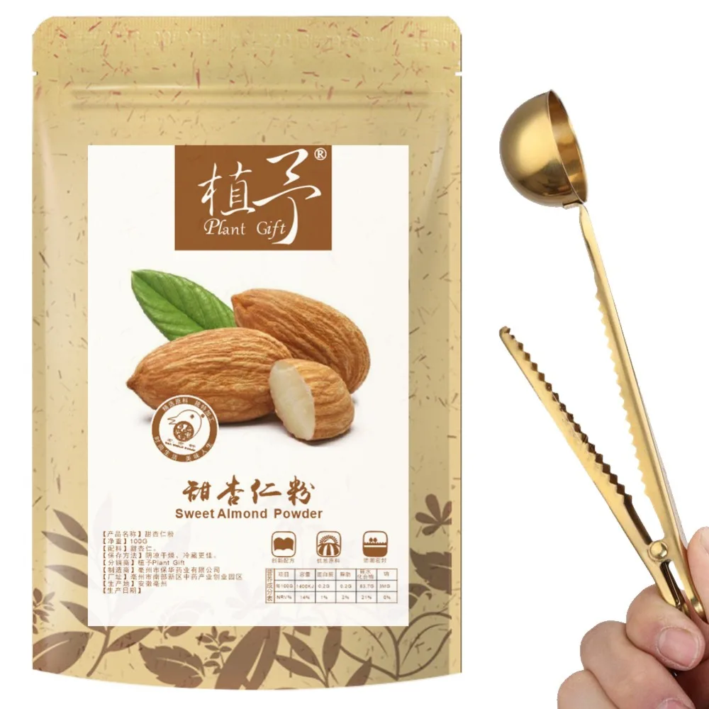 100% натуральный растительный сладкого миндаля порошок лицо фильм материалы мука
