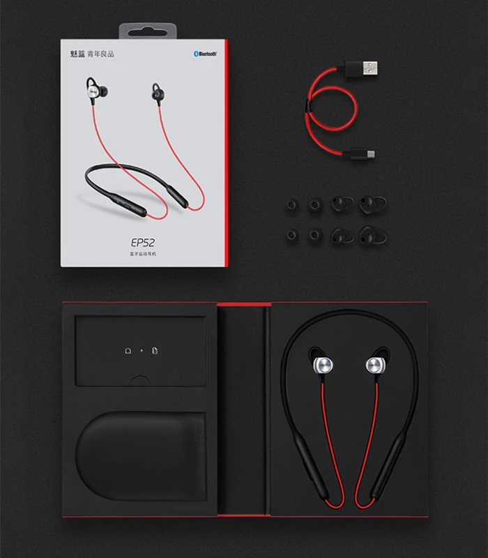 Оригинал Meizu EP52 Bluetooth наушники 4 1 водонепроницаемые IPX5 спортивные стерео