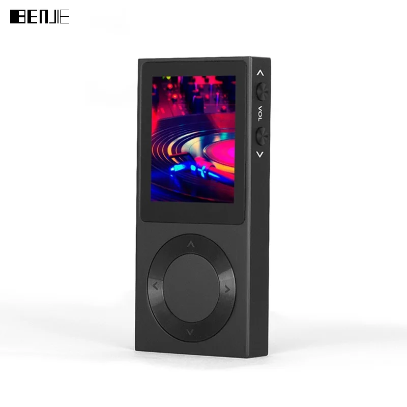 BENJIE T6 MP3 Плеер 1," TFT экран Полный цинковый сплав без потерь HiFi MP3 музыкальный плеер поддержка DSD/Bluetooth/AUX - Цвет: black