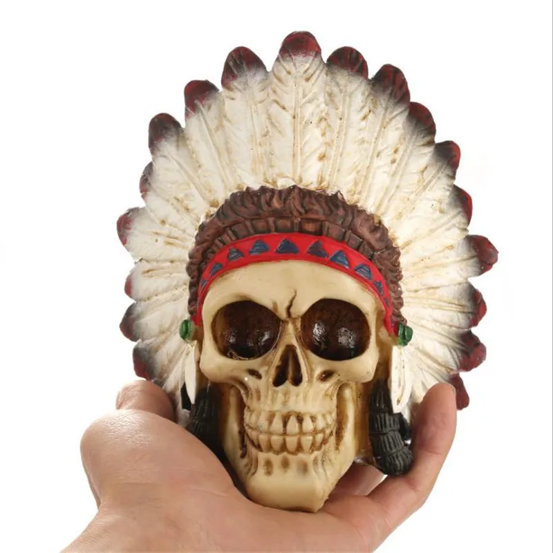 Статуи для Хэллоуина из смолы украшения в индийском стиле креативные статуэтки