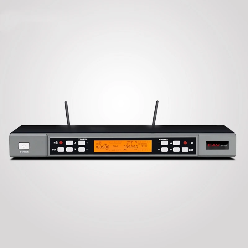 CAV U 757 микрофоны ручные профессиональные для караоке двойные беспроводные