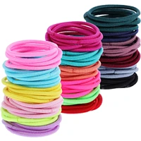 800pcs multicolor tiny baby girls hair ties no crease hair bands bulk elastics ponytail holders 2 5 cm in dia 2 mm thick