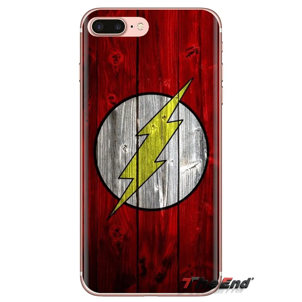 Flash Superhero Logo Soft Transparent Cases Covers For Samsung Galaxy J1 J2 J3 J4 J5 J6 J7 J8 Plus 2018 Prime 2015 2016 2017 |