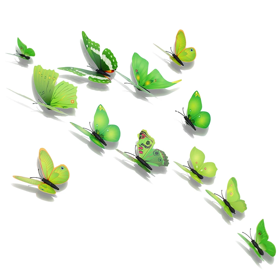 2 метода наклеек 3d на стену Постер сделай сам наклейки с бабочками для детской