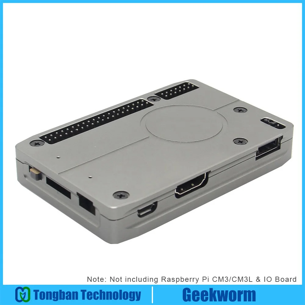 Ультратонкий корпус из алюминиевого сплава для Raspberry Pi Compute Module 3 см3/см3 и IO