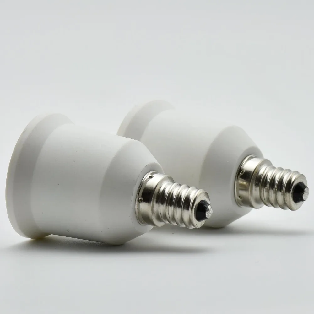 Переходник E12 в E27 винтовой Цоколь для светодиодных ламп 6 шт./лот|lamp holder converter|holder