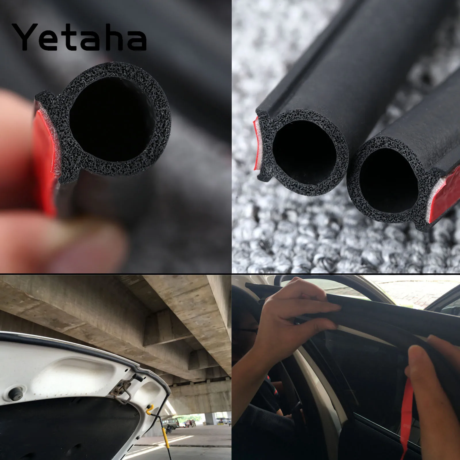 Yetha 8 м маленькие D автомобильные двери резиновая уплотнительная лента EPDM