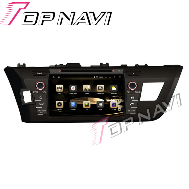 Topnavi Octa Core Android 8 0 Автомобильный GPS навигатор для TOYOTA Corolla/Levin 2013 автомобильный DVD