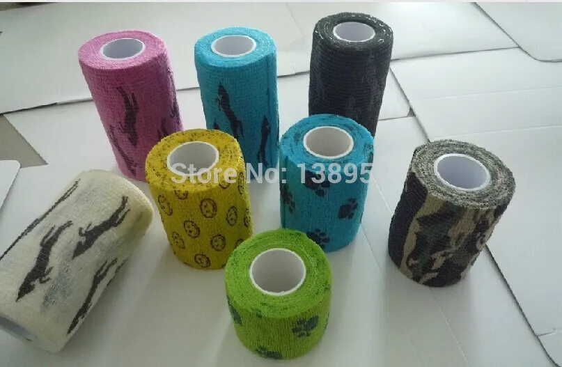 5 рулонов/партия 7 см * 4 м|pet pet|bandage cohesivebandage elastic |