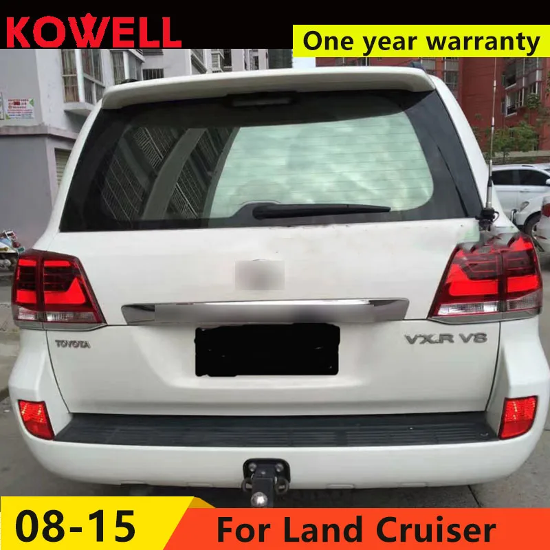 

KOWELL Car styling for Toyota 2008 2009-2015 Land Cruiser rear Lights led TailLight for Cruiser Rear Lamp DRL+Brake+Park+Signal