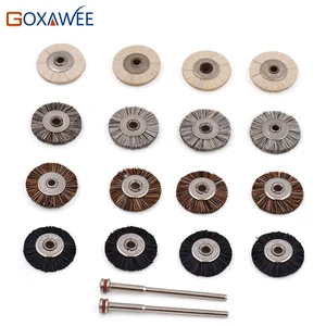 Абразивные инструменты GOXAWEE, комплект из 10 насадок для кисть, дремель, 19 мм и 2 оправки