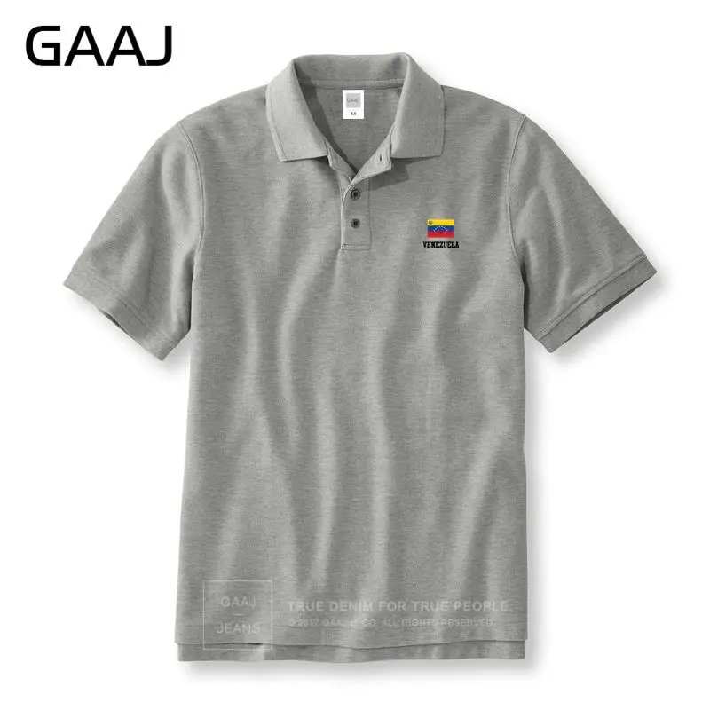 GAAJ Venezuela Flag Polo рубашки для мужчин и женщин унисекс повседневные однотонные летние рубашки поло для мужчин Деловая и Повседневная рубашка высокого качества# 4XE8F