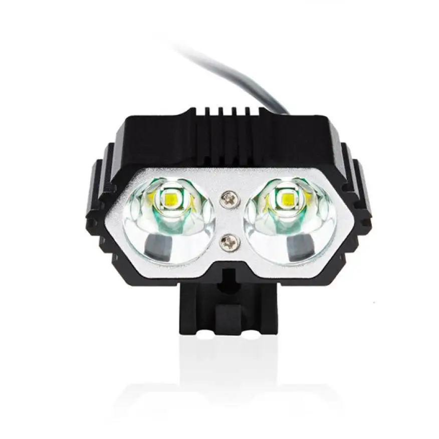 6000LM 2 XM L T6 LED USB Водонепроницаемая лампа безопасный фонарик набор велосипедных фар