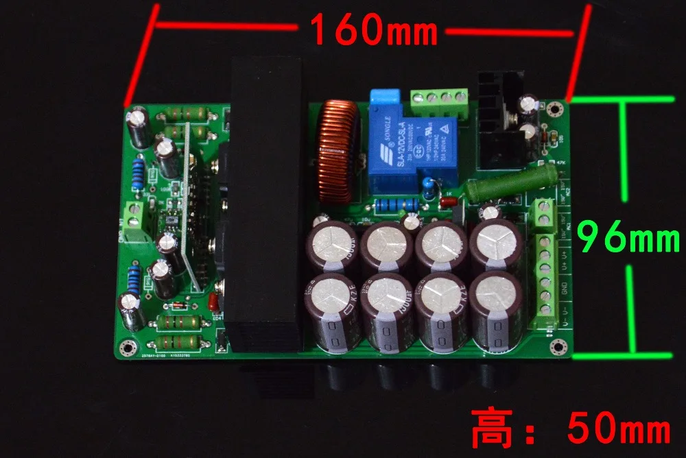 Новый 1000 Вт HIFI высокомощный IRS2092 MOSFET одноканальный цифровой усилитель