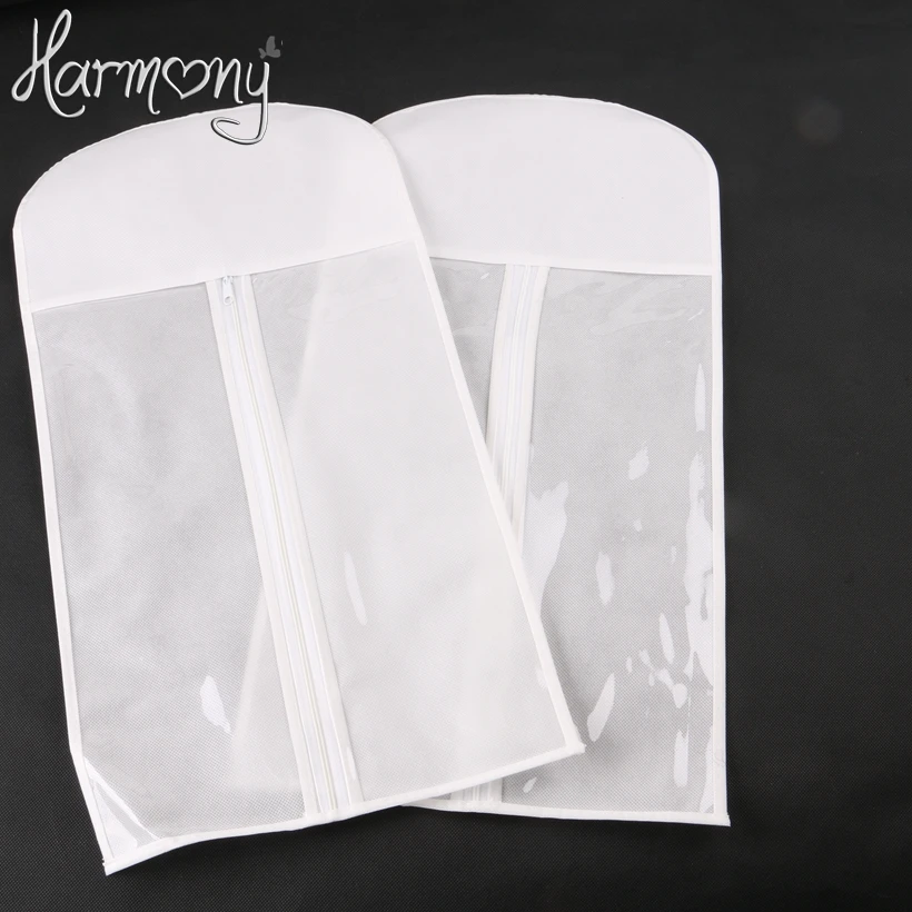 100 комплекты волос Перевозчик хранения Нетканые костюм чехол сумка посылка с